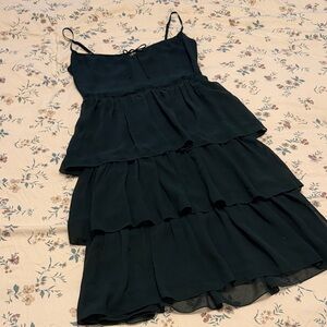 Aritzia Sunday Best Green Dress with Spaghetti Straps XS